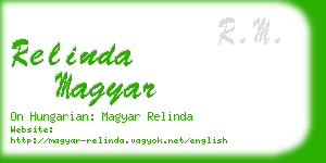 relinda magyar business card
